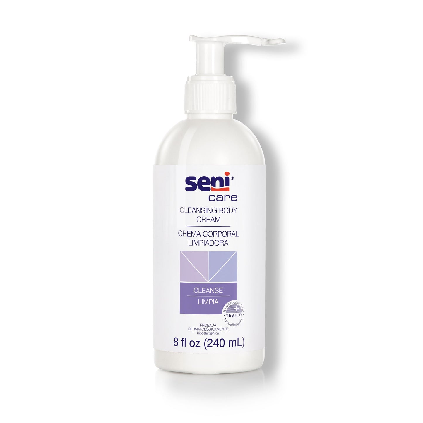 Rinse-Free Body Wash Seni® Care Cream 8 oz. Pump Bottle Light Scent - S-CC08-C11