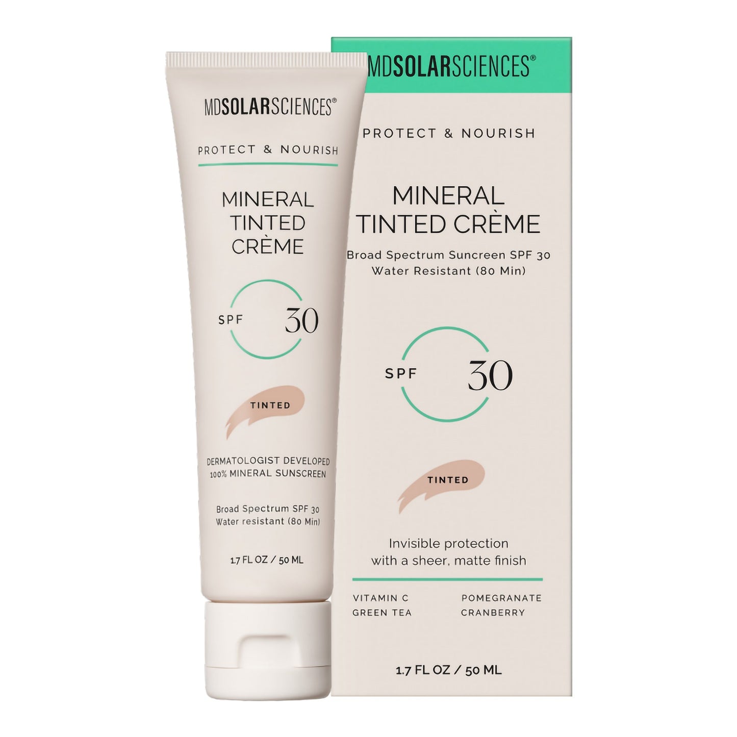 Sunscreen MDSolarSciences® Mineral Tinted Crème SPF 30 Cream 1.7 oz. Tube - 137003