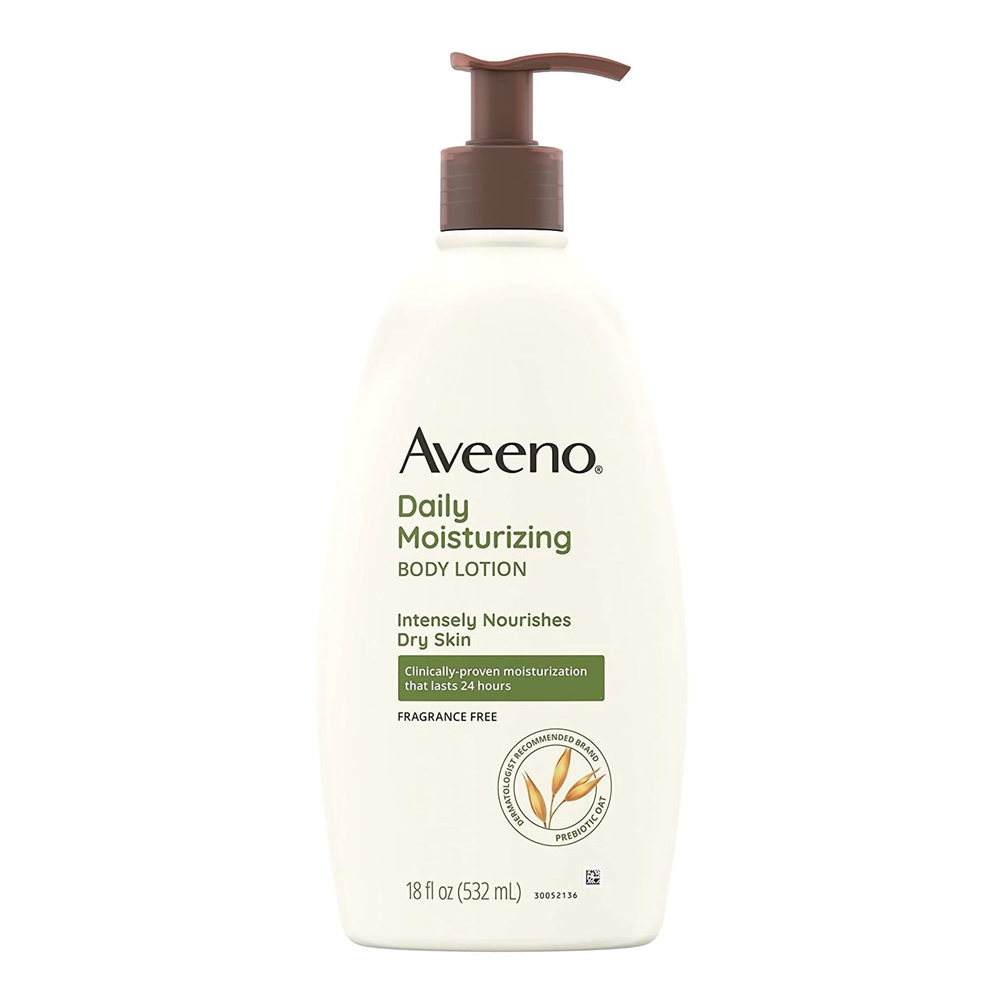 Hand and Body Moisturizer Aveeno® Daily Moisturizing 18 oz. Pump Bottle Unscented Lotion - 38137003844