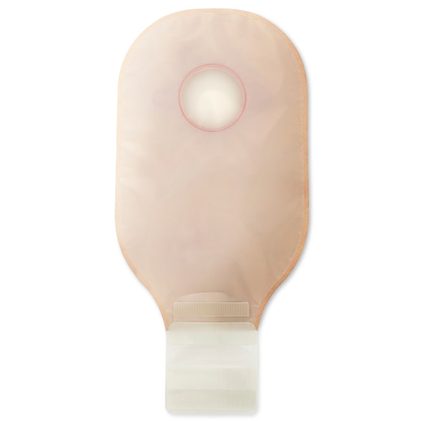 New Image™ Transparent Colostomy Pouch, Pre-cut to Fit 70 mm Stomas, Green Match 18134