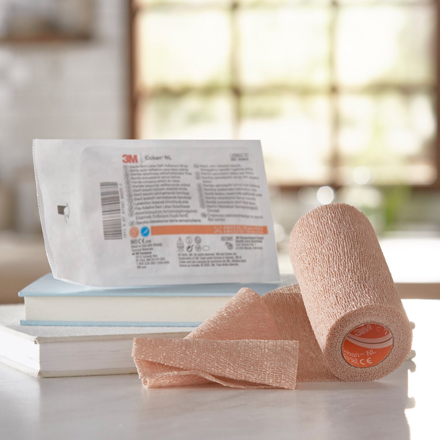 3M™ Coban™ LF Self-adherent Closure Cohesive Bandage, 4 Inch x 5 Yard 2084S