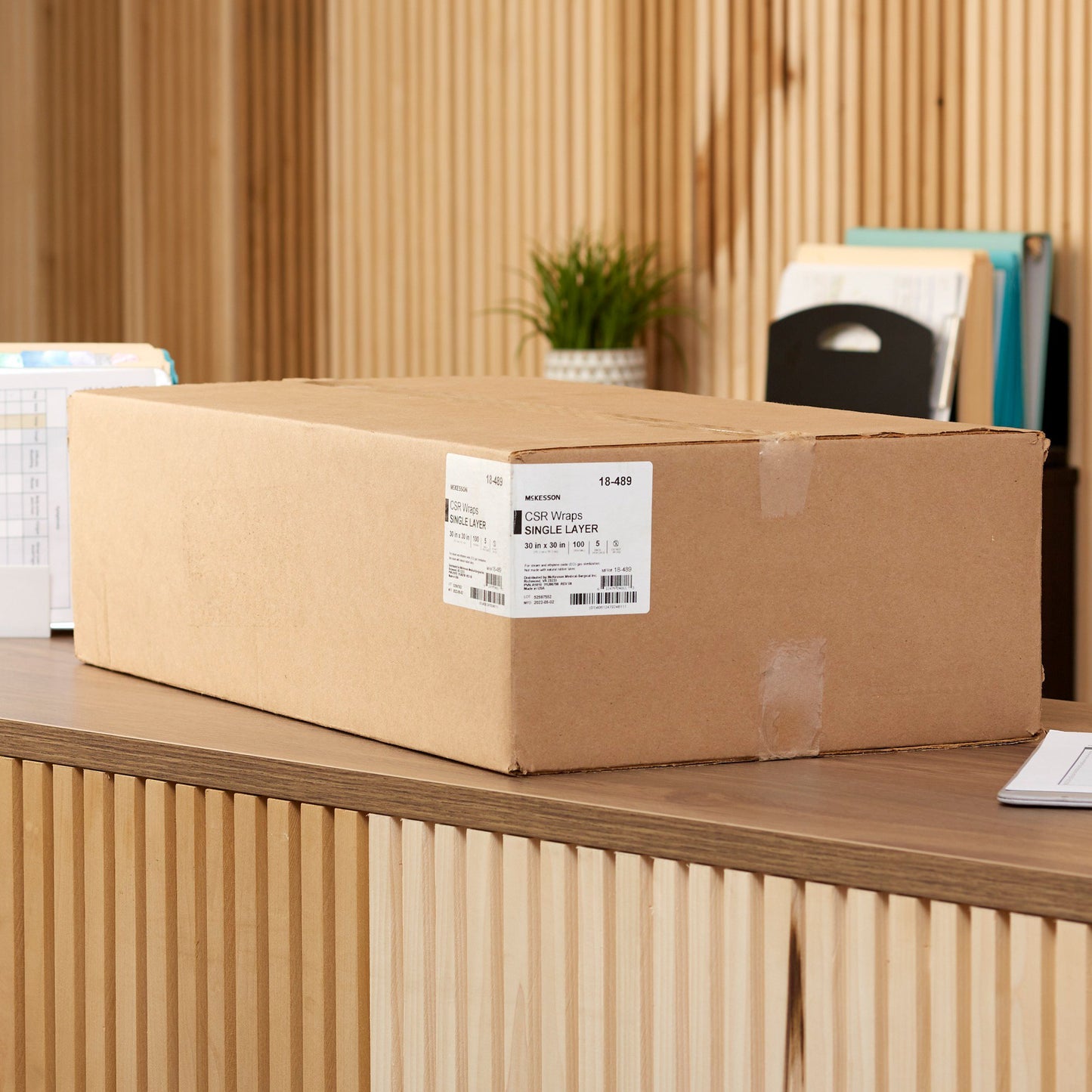 McKesson Single Layer Sterilization Wrap, 30 x 30 Inch 18-489