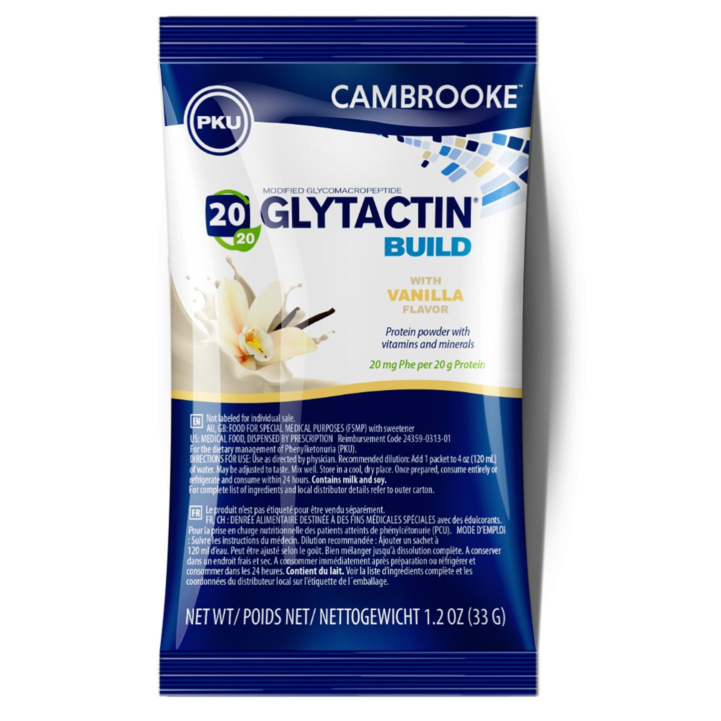 Glytactin® Build 20/20 GMP for the Dietary Management of PKU, Vanilla 35313
