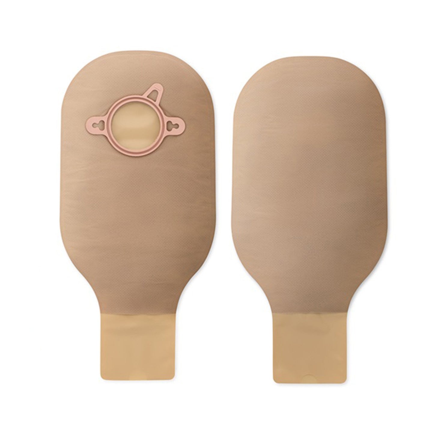 New Image™ 18113 Beige Colostomy Pouch, Pre-cut to Fit 57 mm Stomas, Red Match 18113