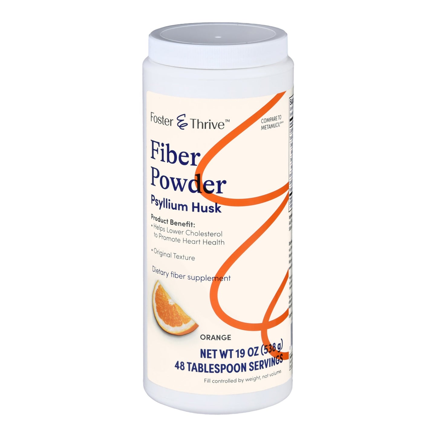 Foster & Thrive™ Fiber Powder Original Texture Orange 01093995615