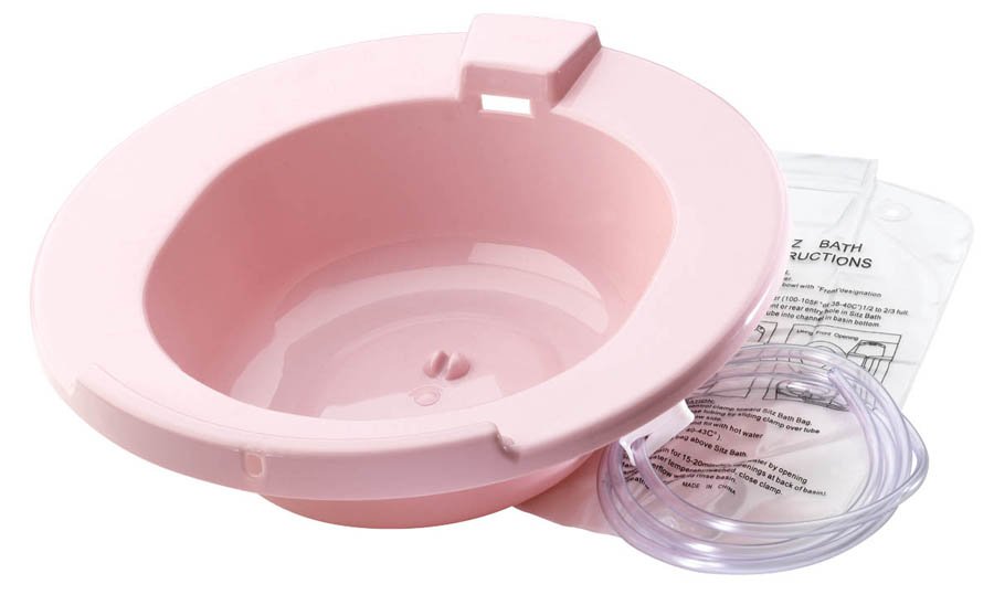 Sitz Bath Carex® Round Dusty Rose Polypropylene - FGP70800 0000