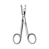 Stitch Scissors Sklar® Spencer 3-1/2 Inch Length OR / Surgical Grade German Stainless Steel NonSterile Finger Ring Handle Straight Blunt Tip / Blunt Tip 22-2835