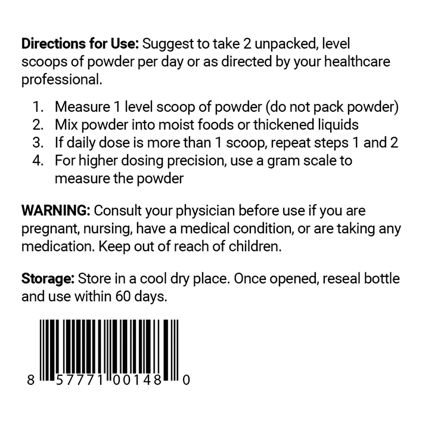 NanoVM® Dietary Supplement for 4 – 8 Years, 275-gram Jar 1148