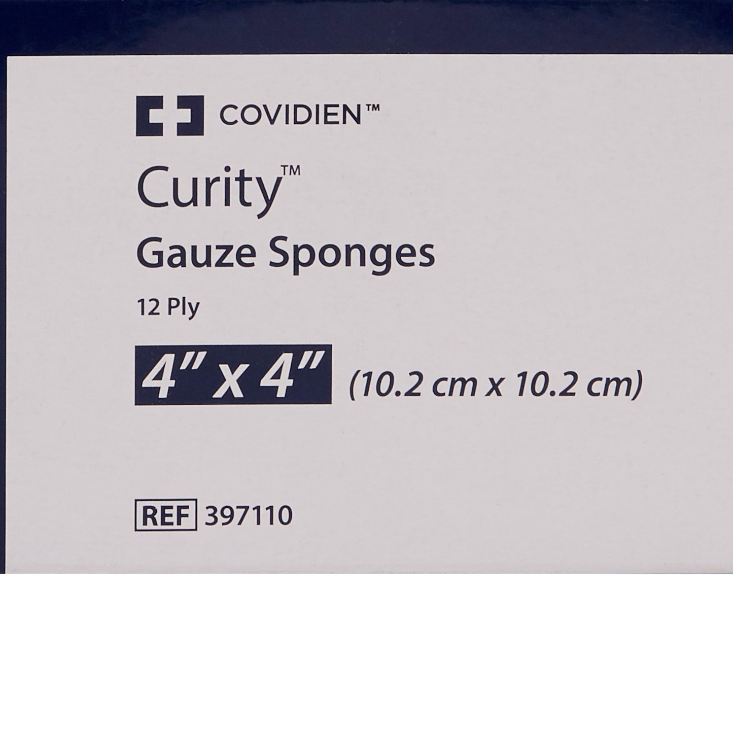 Curity™ Sterile USP Type VII Gauze Sponge, 4 x 4 Inch, 12-Ply 397110
