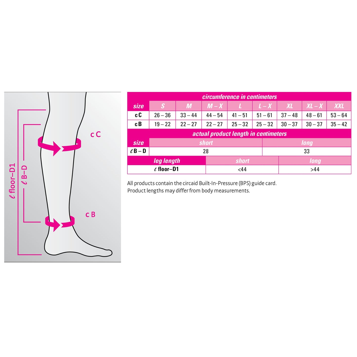 Juxtalite Lower Leg Compression System, Short, Large CJL1S003