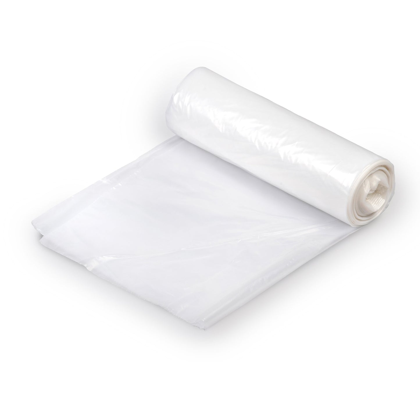 Trash Bag Colonial Bag 45 gal. Clear HDPE 11 Mic. 40 X 48 Inch X-Seal Bottom Coreless Roll - HCR48MC