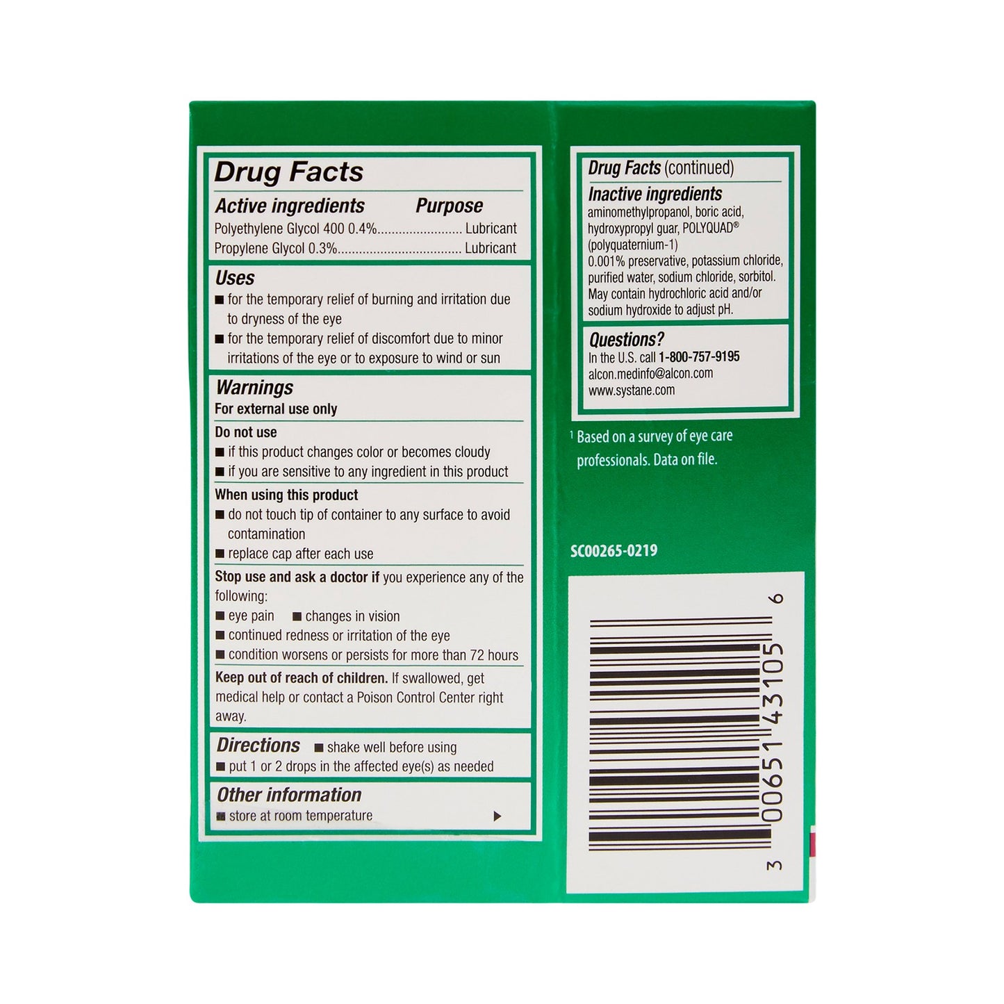 Systane® Ultra Eye Lubricant 00065143105