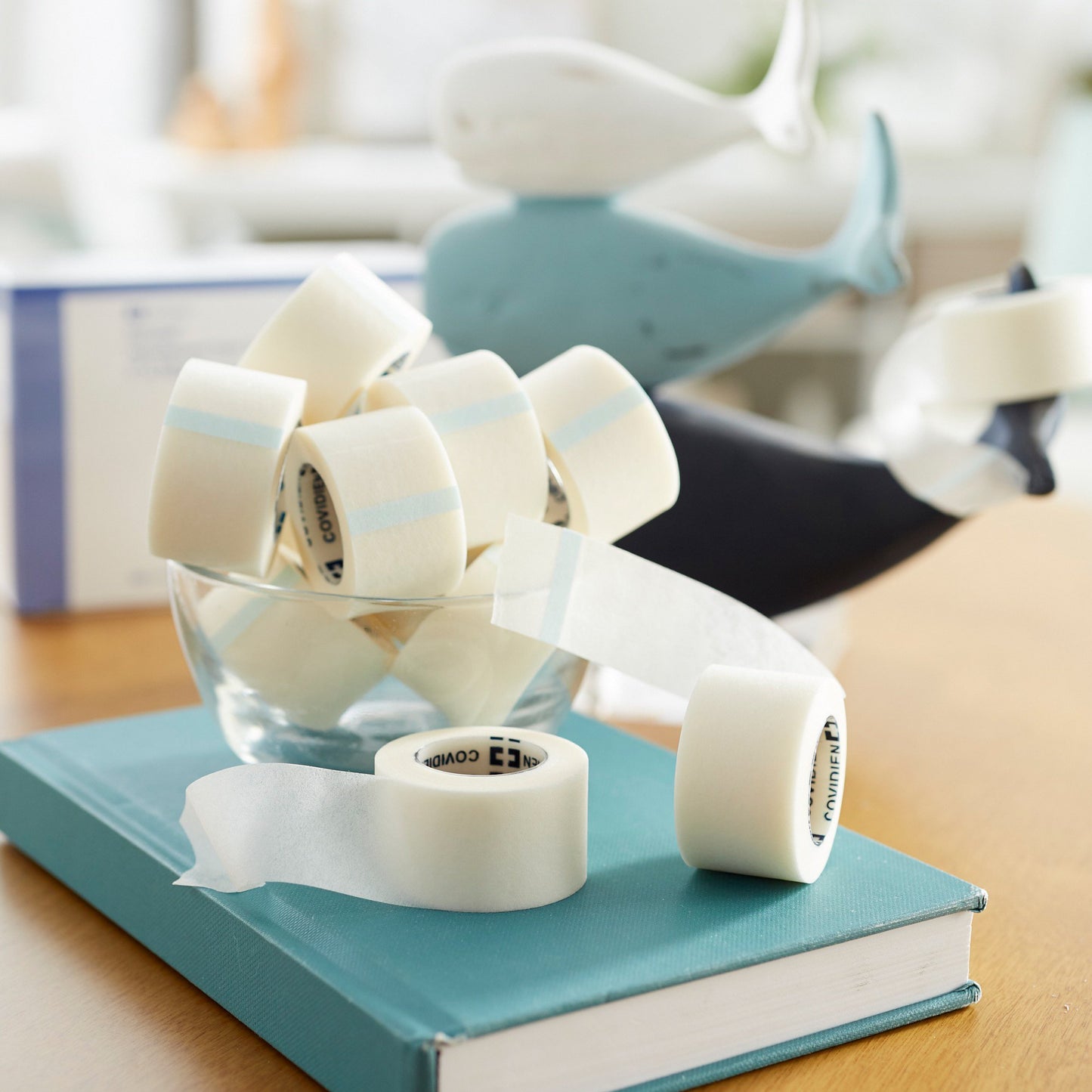 Kendall™ Hypoallergenic Paper Medical Tape, 1 Inch x 10 Yard, White 1914C