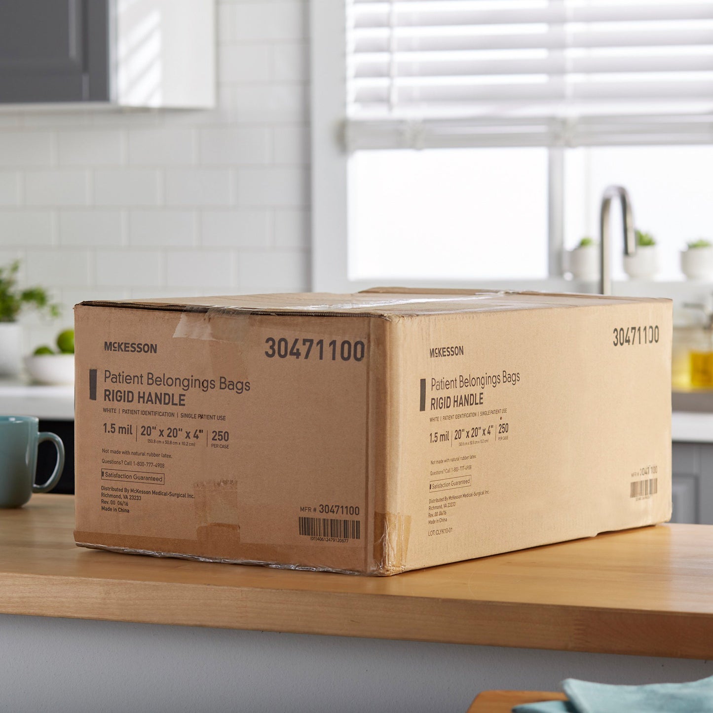 McKesson Patient Belongings Bag With Snap Closure 30471100