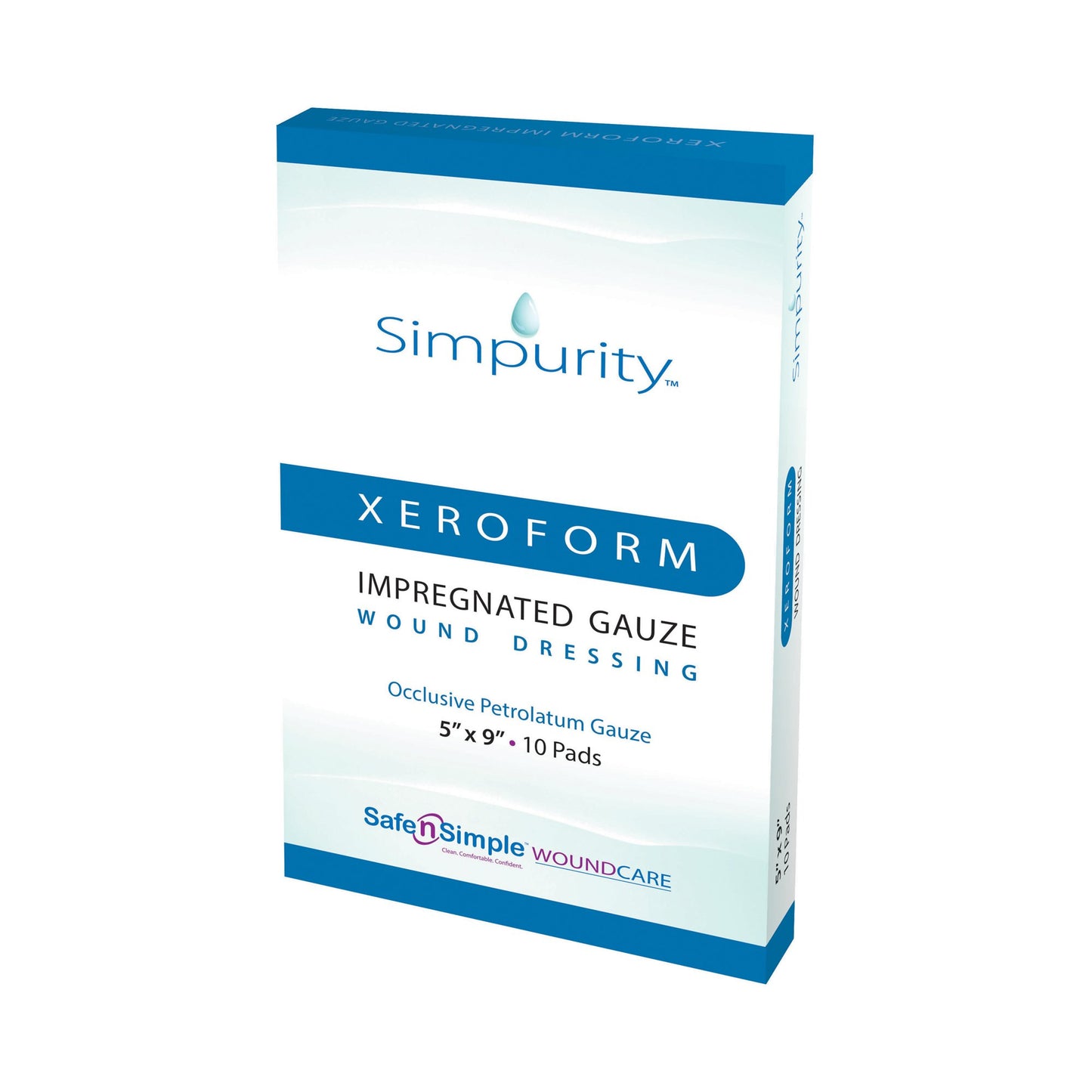 Simpurity™ Xeroform Petrolatum Impregnated Dressing, 5 x 9 Inch SNS58859