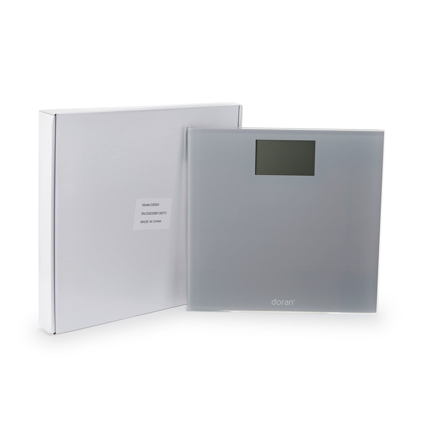 Floor Scale doran® Digital Display 400 lbs. / 181 kg Capacity Silver Battery Operated - DS500