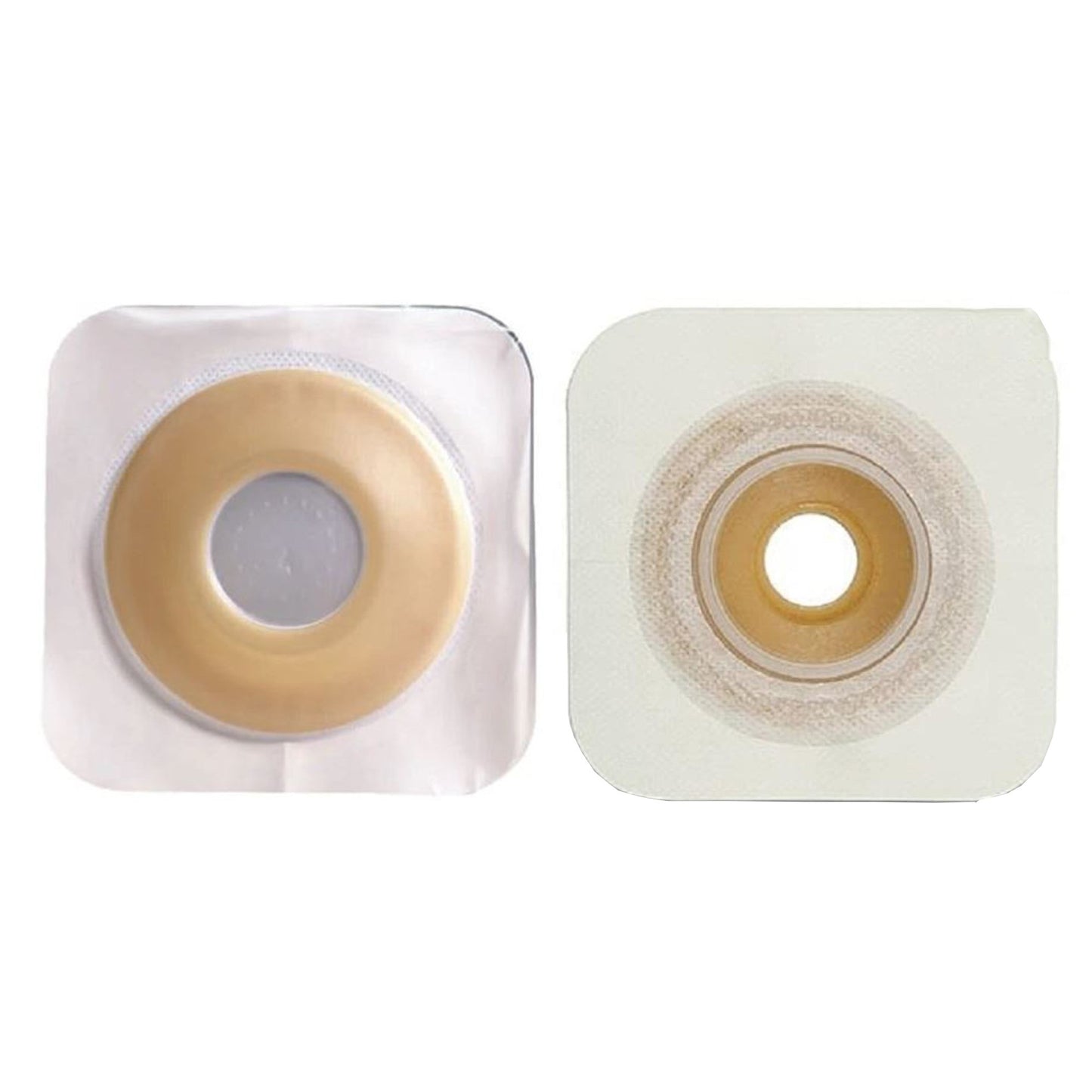 Ostomy Barrier Sur-Fit Natura® Precut, Extended Wear Durahesive® Adhesive 57 mm Flange Sur-Fit® Natura® System Hydrocolloid 1-1/2 Inch Opening 5 X 5 I