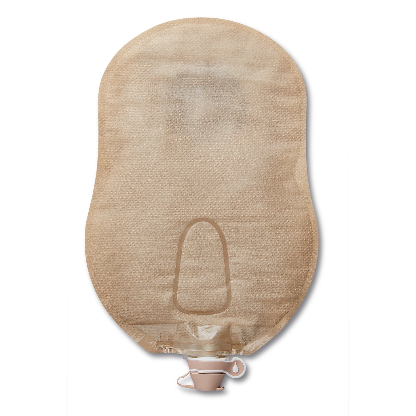 Urostomy Pouch CeraPlus™ One-Piece System 9 Inch Length Soft Convex, Pre-Cut 1-1/8 Inch Stoma Drainable - 8415
