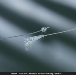 Foley Catheter Bardex® 2-Way Standard Tip 5 cc Balloon 22 Fr. Silicone - 165822