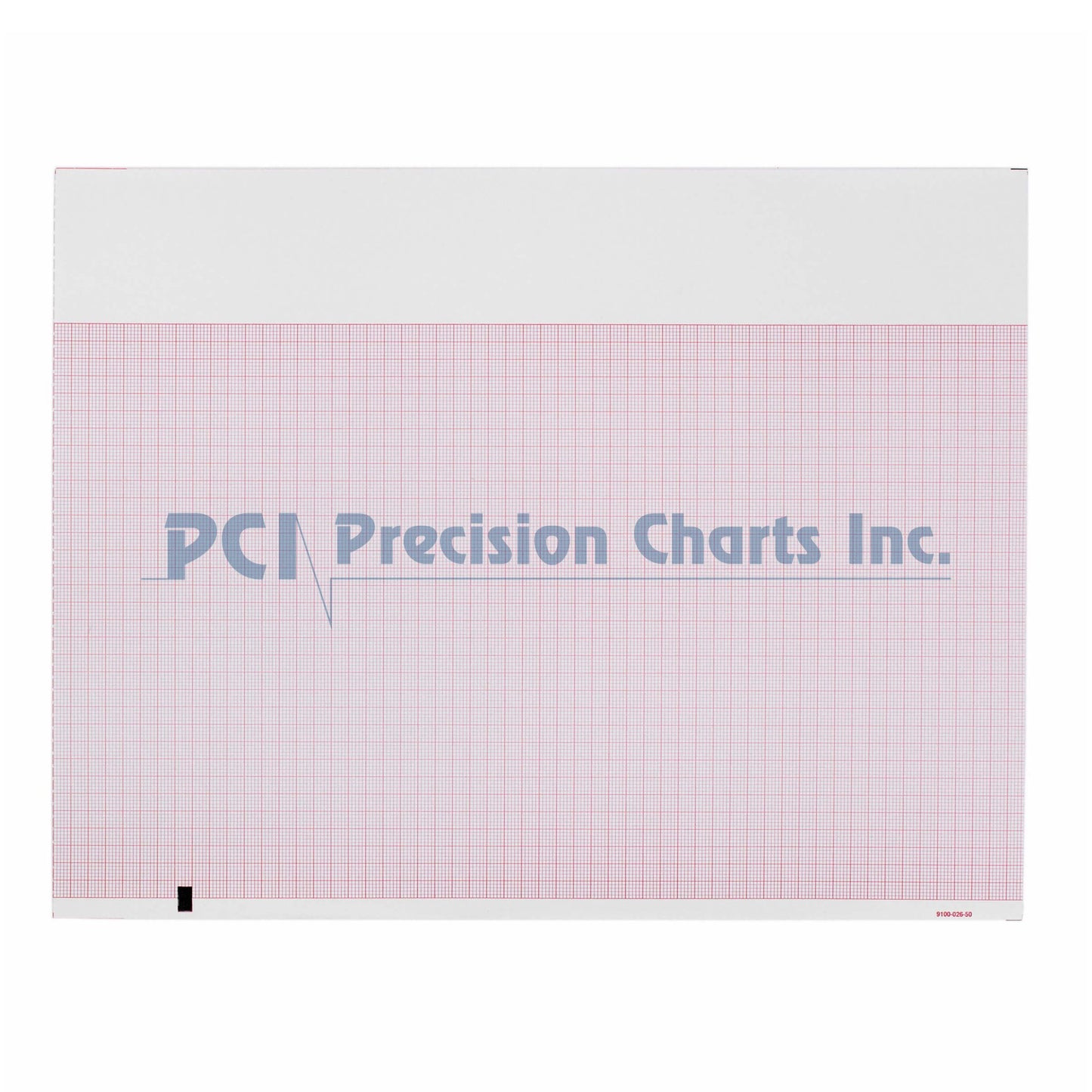 Recording Chart Paper Precision Charts Z-Fold Red Grid - 9100-026-01
