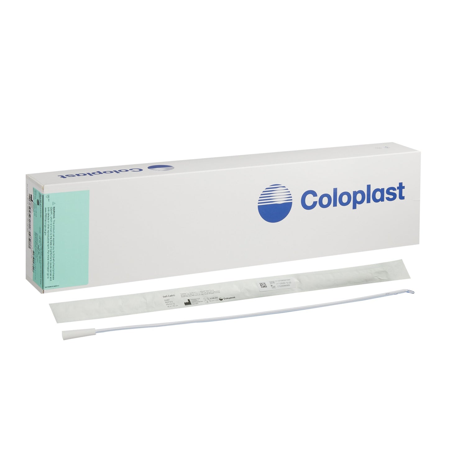 Coloplast Self-Cath Urethral Catheter, 12 Fr., Unisex, Coude 612, Box of 30