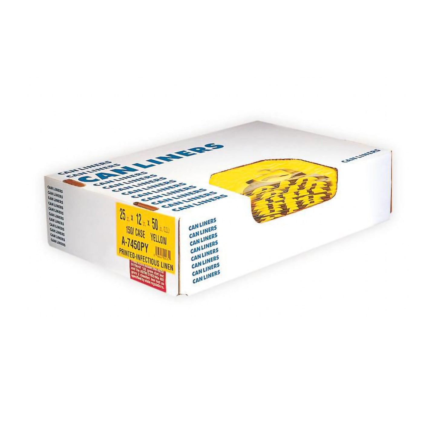 Infectious Linen Bag Heritage 40 to 45 gal. Yellow Polyethylene 40 X 46 Inch - A8046PY