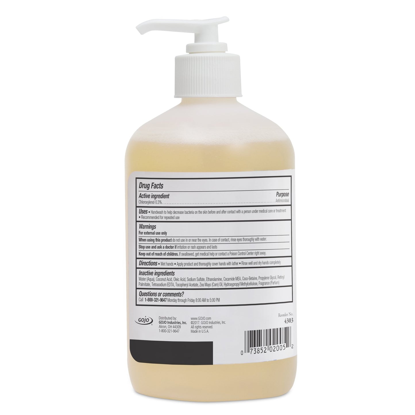 Provon® Citrus Scent Antimicrobial Lotion Soap, 16 oz. Pump Bottle 4303-12
