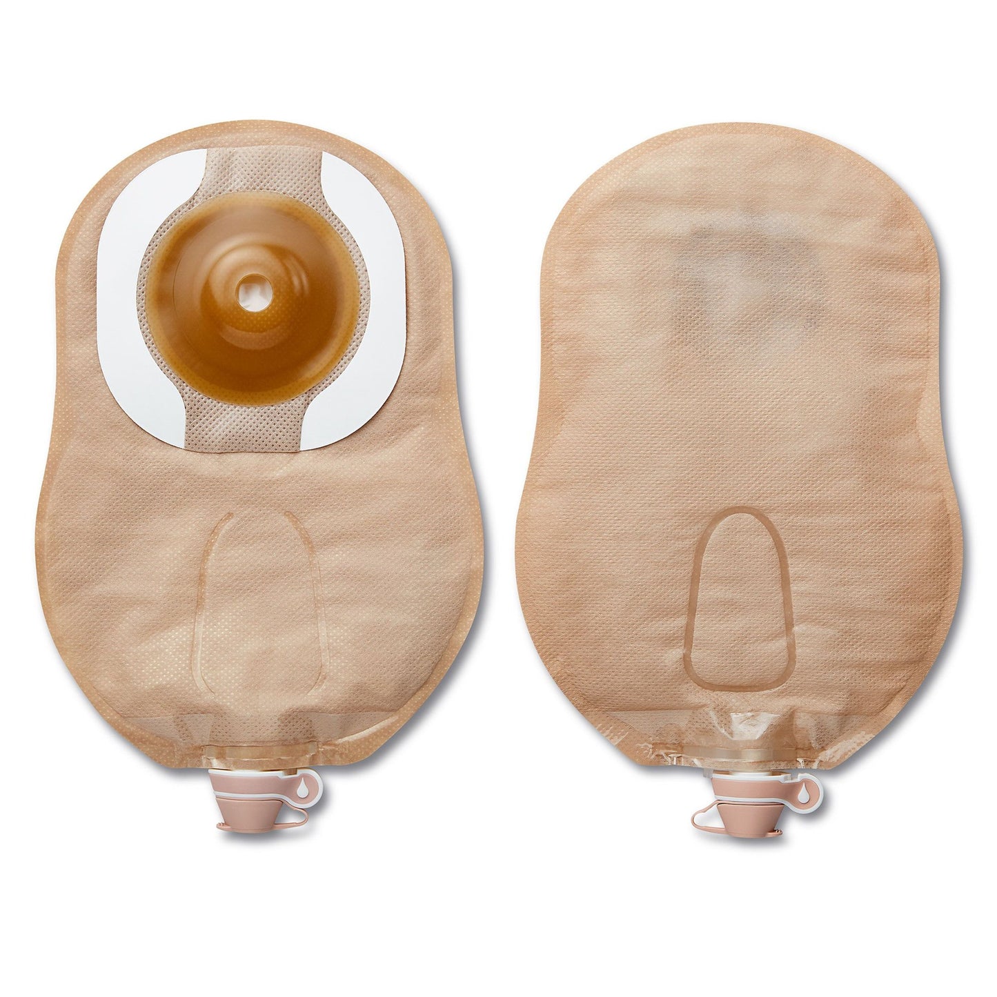 Urostomy Pouch Premier™ One-Piece System 9 Inch Length Convex, Pre-Cut 1 Inch Stoma Drainable - 84894