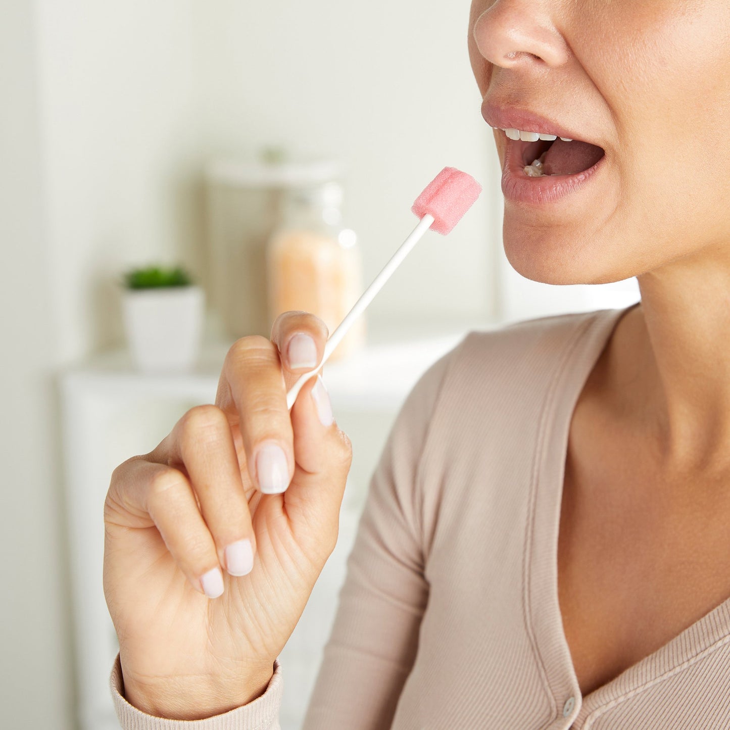 McKesson Oral Swabstick, Foam Tip, Untreated 4832