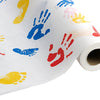 Table Paper Tiny Tracks™ 21 Inch Width 125 Foot Length Print (Hands) Crepe - 37236