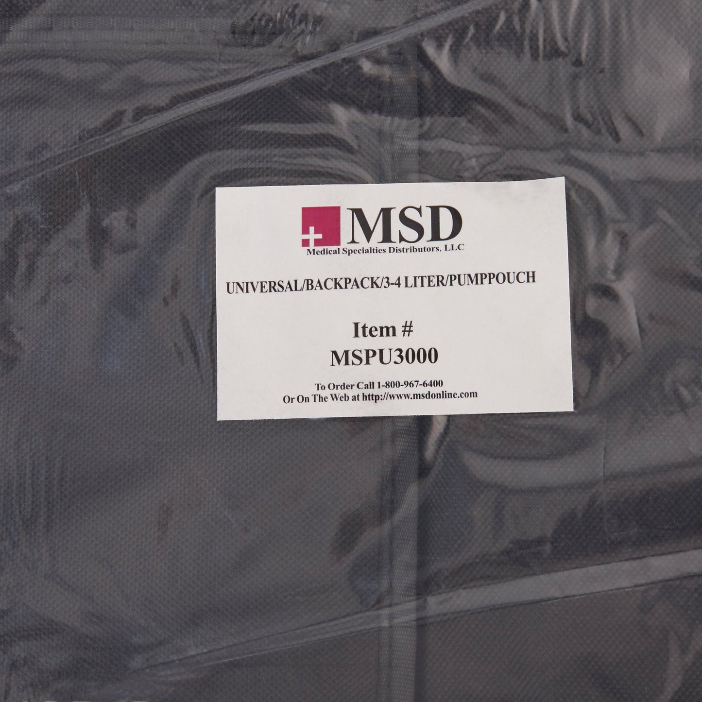 McKesson Enteral Feeding Pump Pouch, Fits Most 3000 to 4000 mL Feeding Pumps MSPU3000