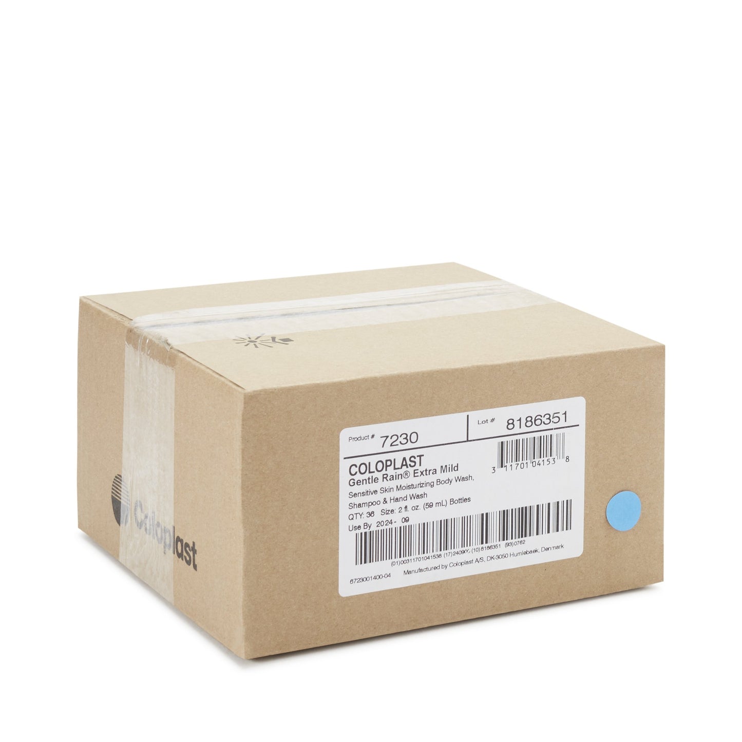 Gentle Rain® Extra Mild Shampoo and Body Wash, Scented, 2-ounce flip-top bottle COI7230