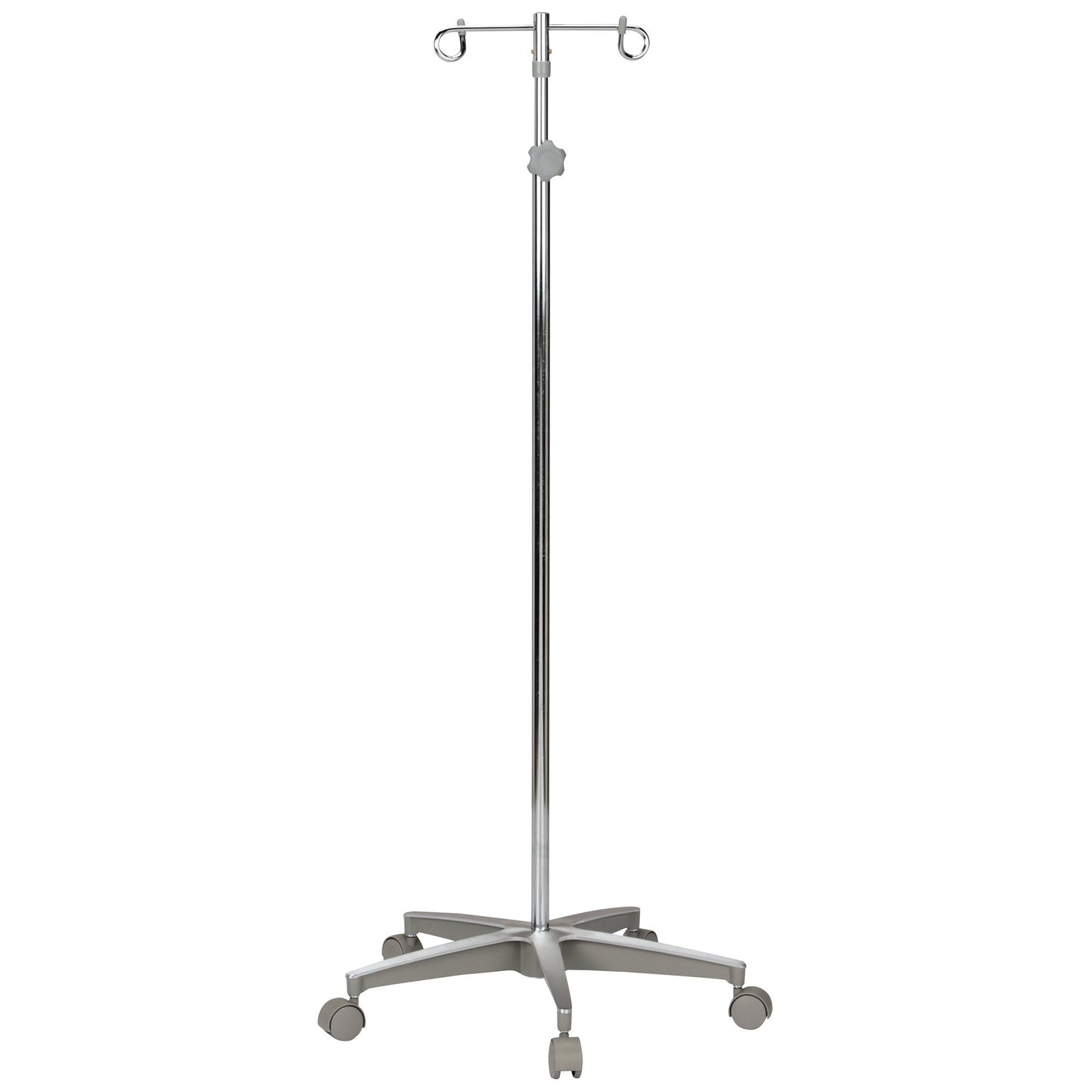 IV Stand Floor Stand 2 Hooks 5 Legs with Casters - 81-11350