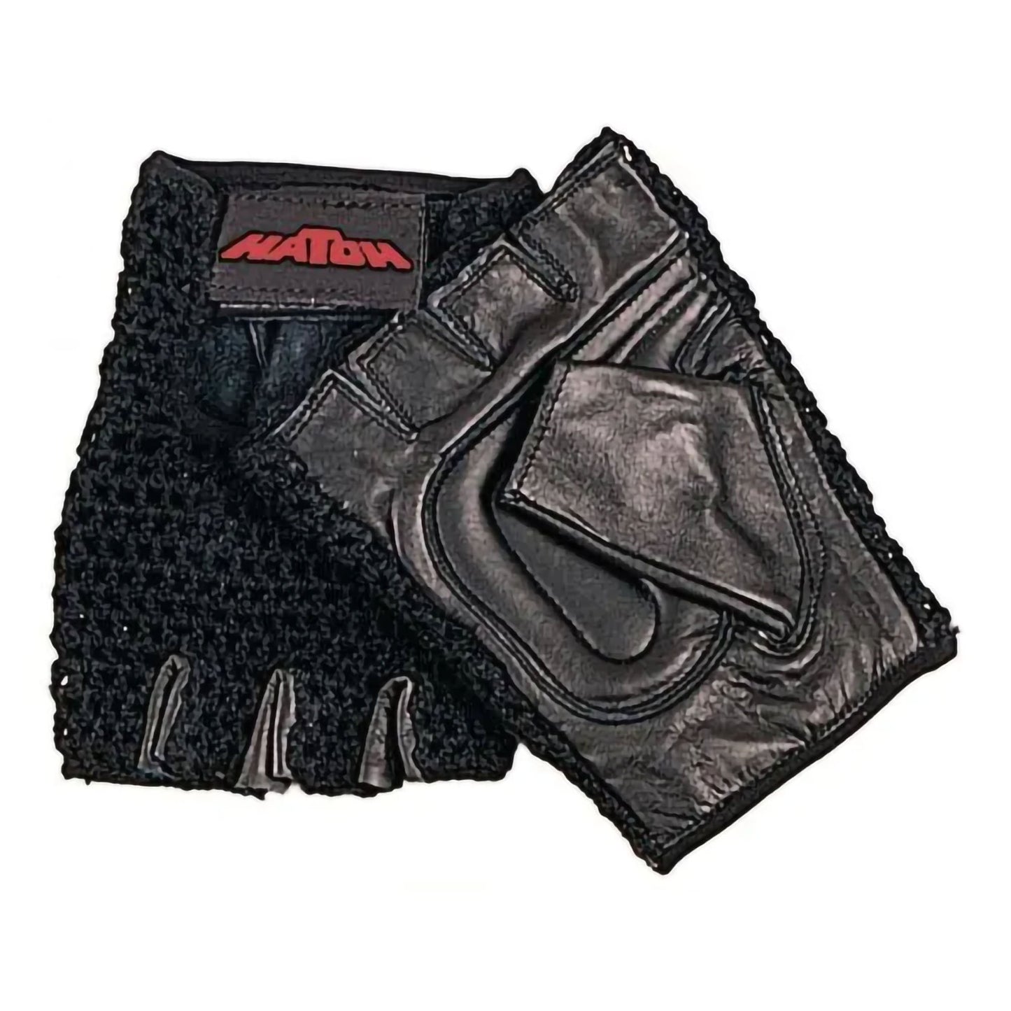 Push Glove Hatch Half Finger Large Black Hand Specific Pair 081173657