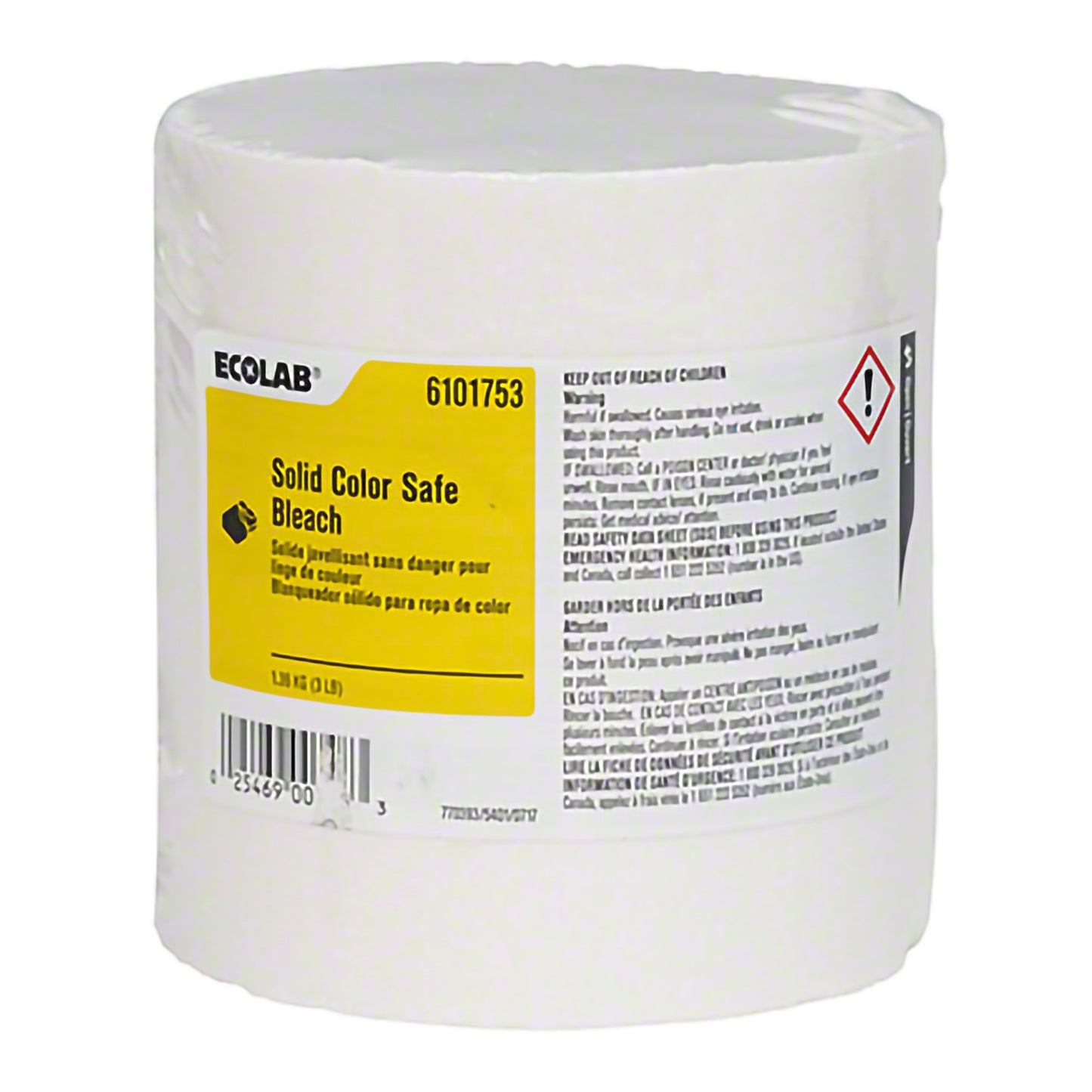 Ecolab Ecolab Solid Color Safe Bleach Laundry Detergent 6101753, Case of 2