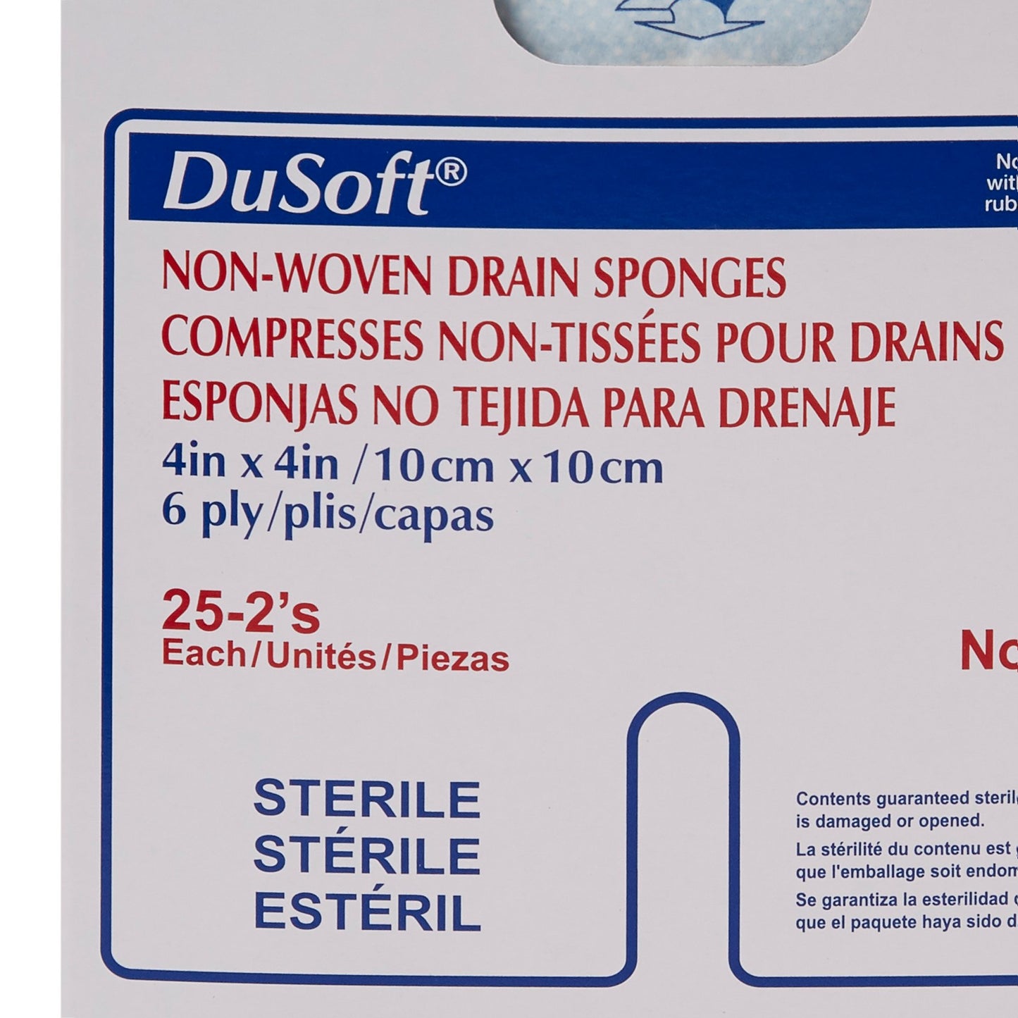 Dumex IV/Drain Split Dressing, 4 x 4 Inch, 6-Ply 84916