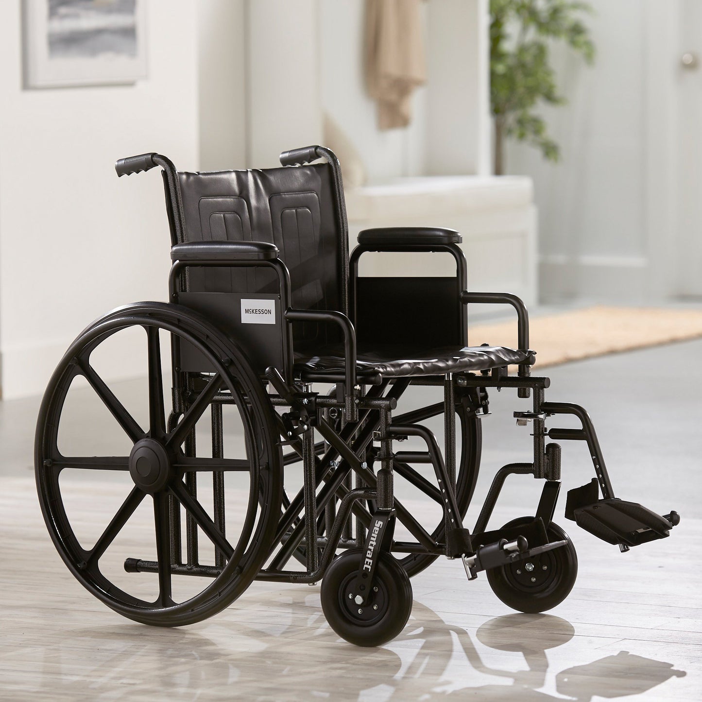 McKesson Bariatric Wheelchair, 22 Inch Seat Width 146-STD22ECDDA-SF