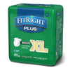 Incontinence Brief FitRight™ Plus Adult X-Large Unisex Disposable Moderate Absorbency FITPLUSXLG