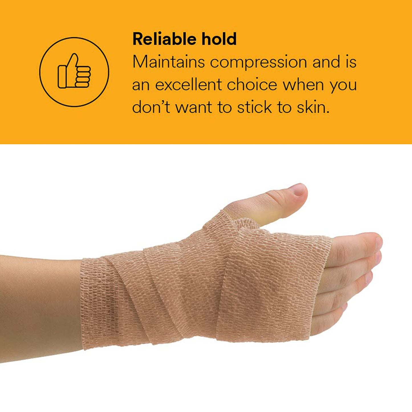 Cohesive Bandage 3M™ Coban™ NL 2 Inch X 2 Yard Self-Adherent Closure Tan NonSterile Standard Compression 2082-1X