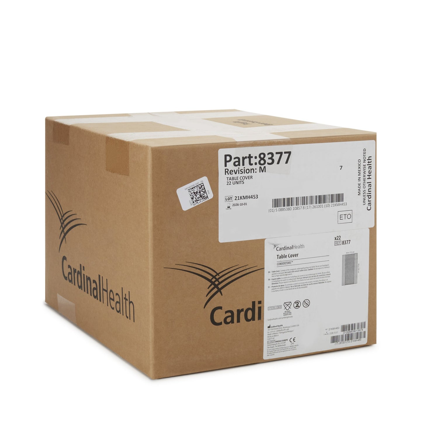 Cardinal Health™ Sterile Standard Back Table Cover, 44 x 90 Inch 8377