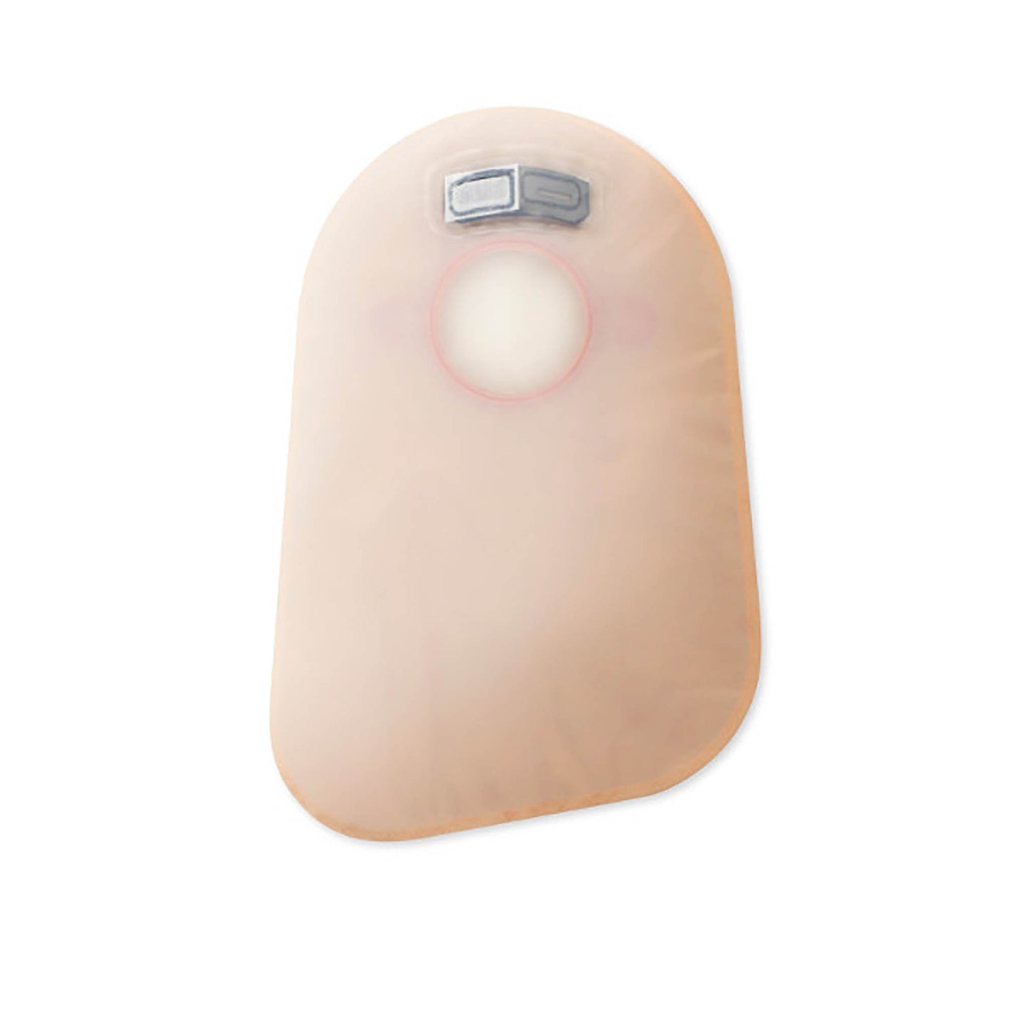 New Image™ 2-Piece Beige Ostomy Pouch, Pre-cut to Fit 57 mm Stoma, Red Match 18373