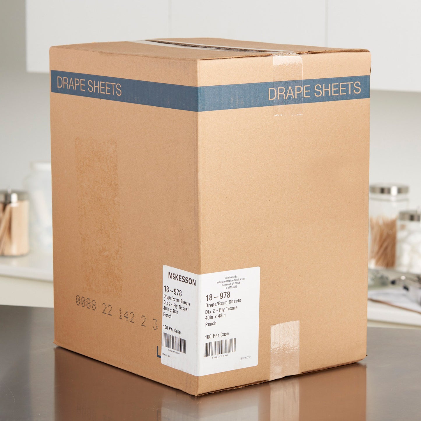 McKesson Nonsterile Physical Exam Drape, 40 x 48 Inch 18-978