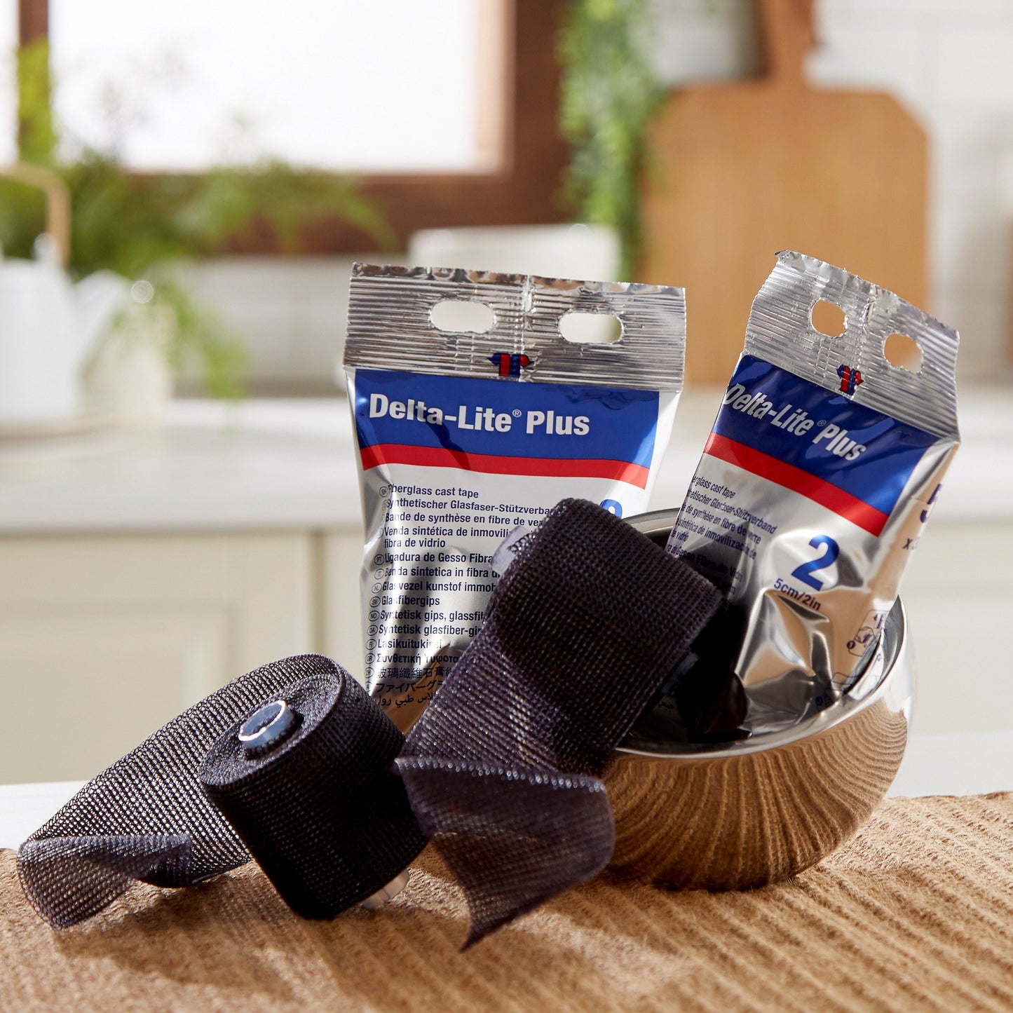 Delta-Lite® Plus Black Cast Tape, 2 Inch x 4 Yard 7345845