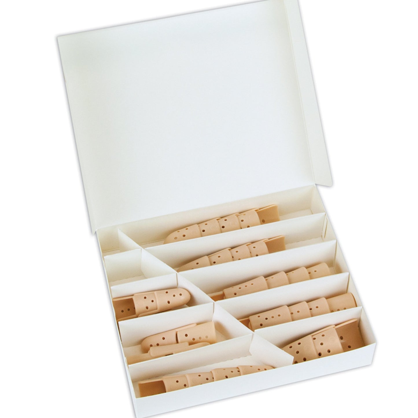 Finger Splint Kit Plastalume® Stax 30 Assorted Sizes Without Fastening Left or Right Hand Beige - 10020