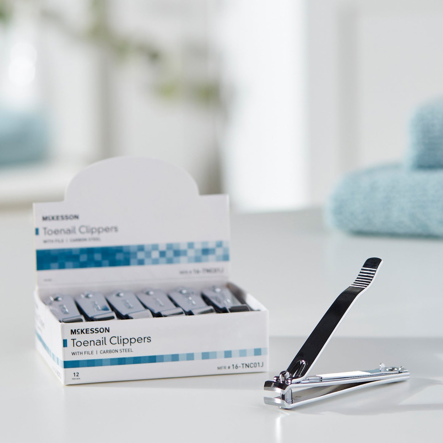 McKesson Toenail Clippers, Thumb Squeeze Lever 16-TNC01J