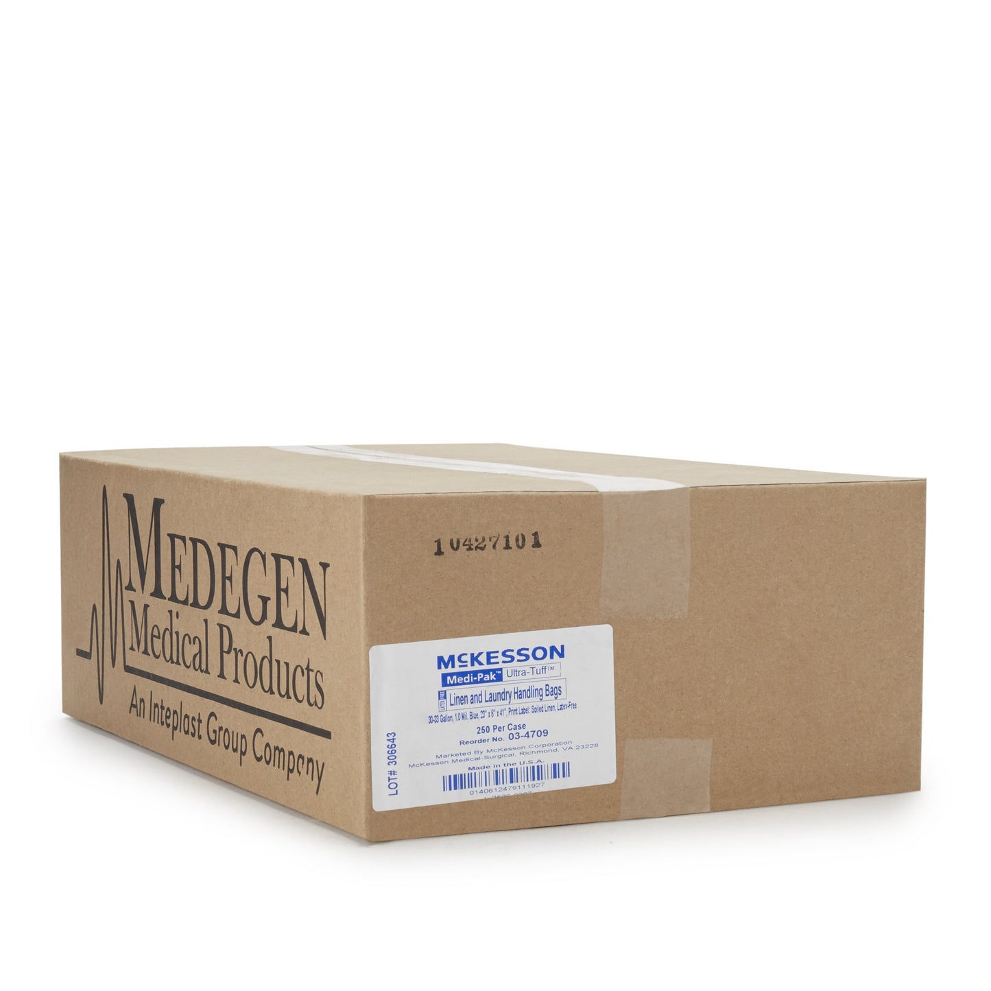 McKesson Medi-Pak™ Ultra-Tuff™ Linen Bag, 1-mil, 30 – 33 gallon capacity 03-4709