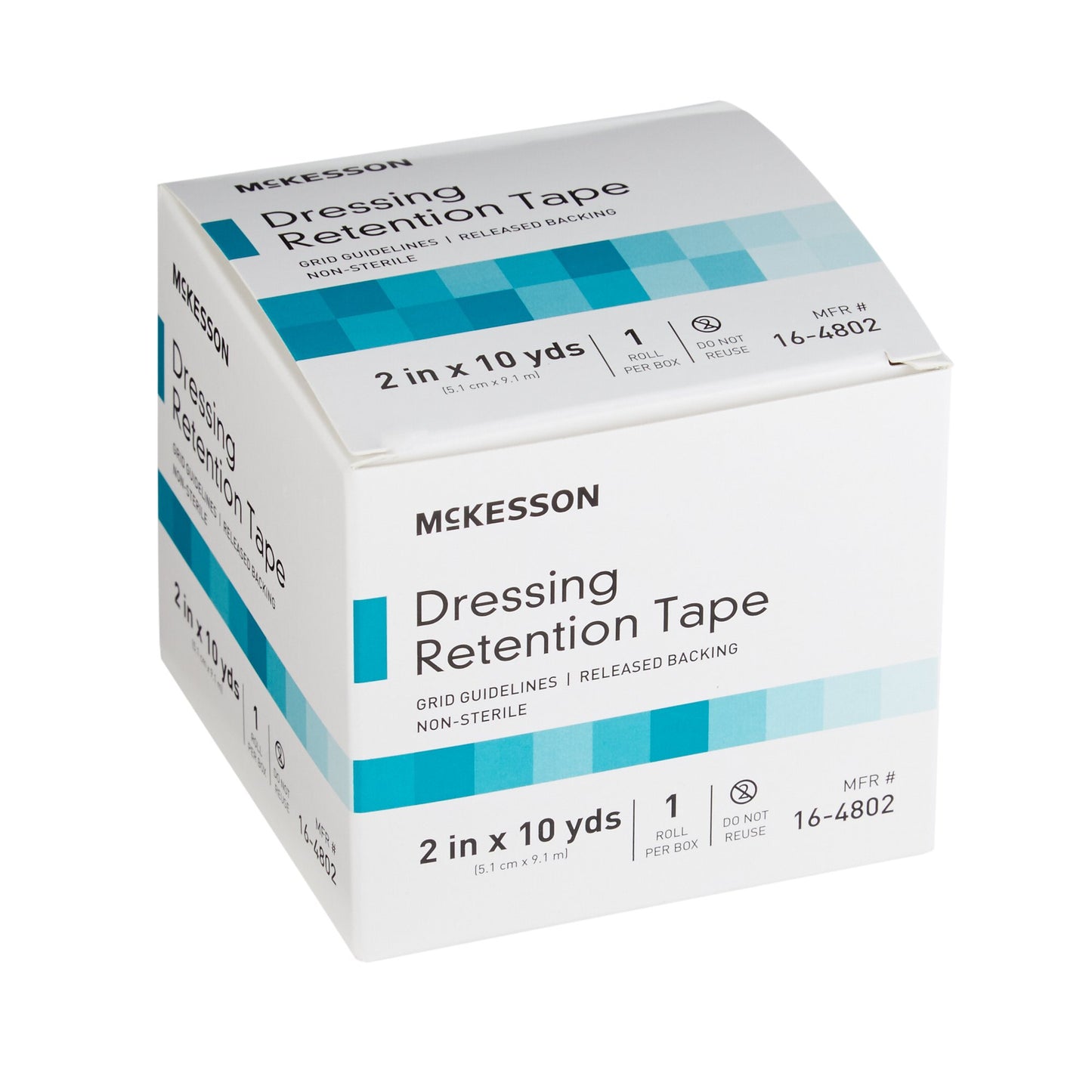 McKesson Nonwoven Fabric Dressing Retention Tape, 2 Inch x 10 Yard 16-4802