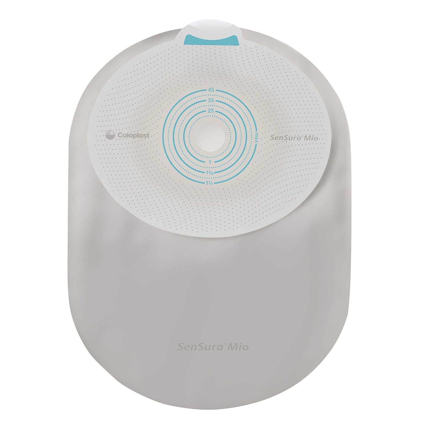 Ostomy Pouch SenSura® Mio One-Piece System 7-1/4 Inch Length, Midi Flat, Trim to Fit 5/8 to 1-3/4 Inch Stoma Closed End - 10871