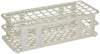 Globe Scientific Globe Scientific 456500 Series Test Tube Rack, 16/17mm, 60-Place, White 456503, 1 Each