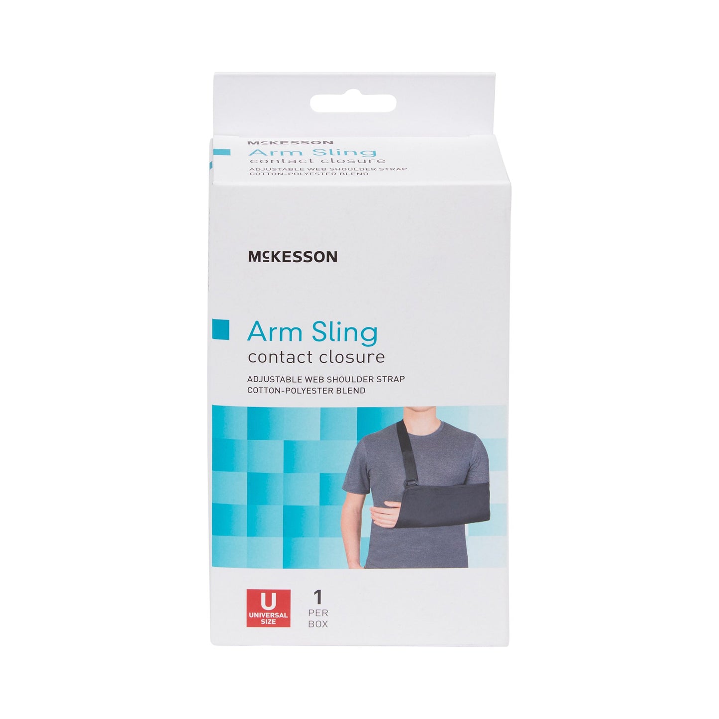 Arm Sling McKesson D-Ring / Hook and Loop Strap Closure One Size Fits Most - 155-79-84300